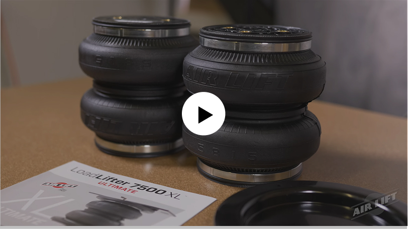 Video thumbnail of air bags on table